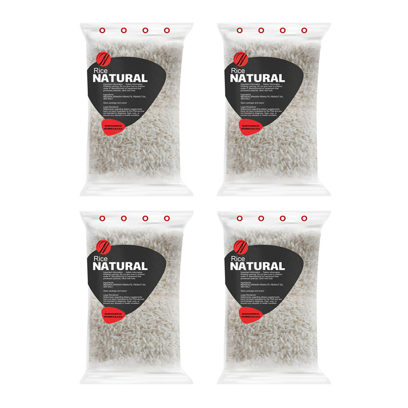 برنج جواهری آستانه نچرال - 1 کیلوگرم بسته 4 عددی