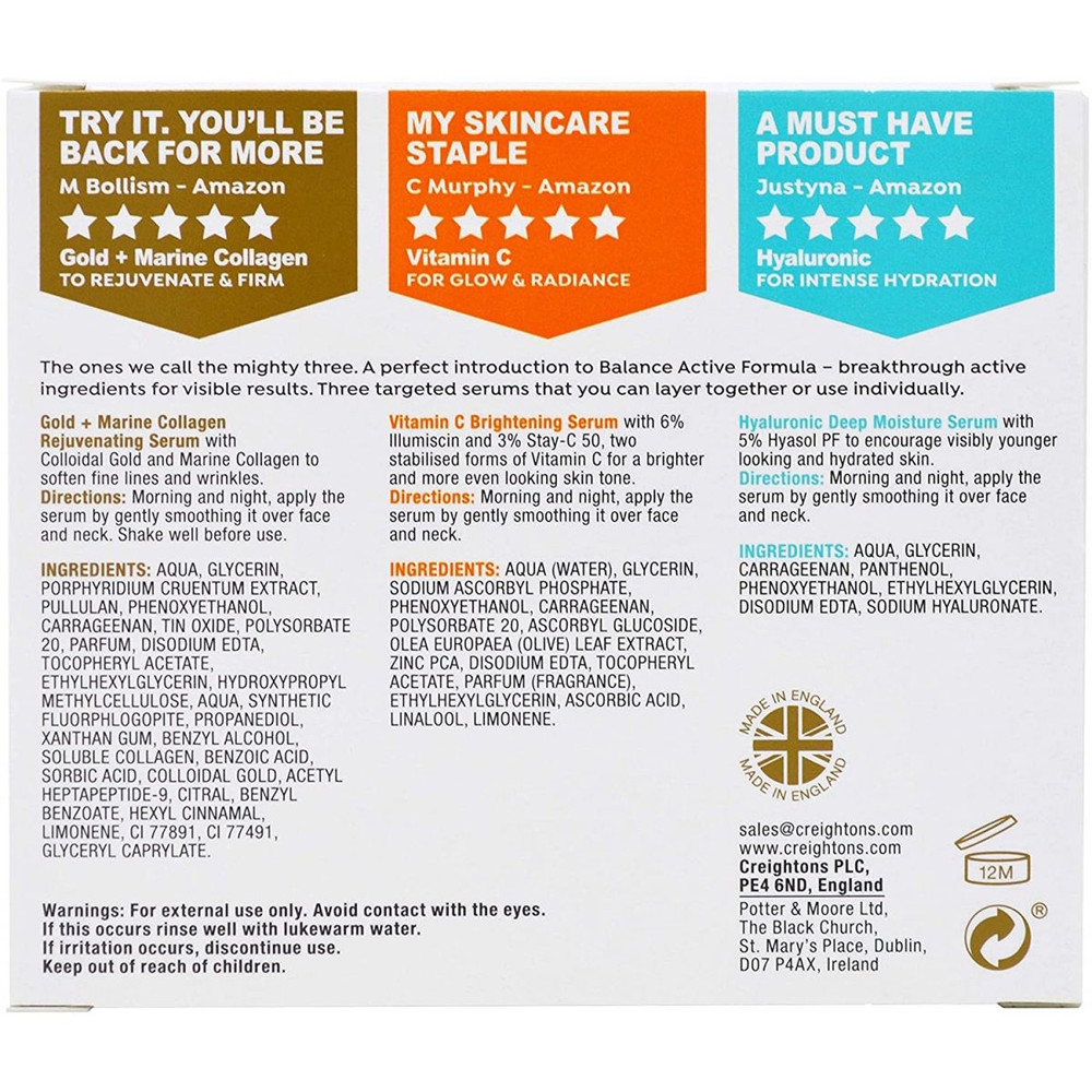 سرم پوست بالانس مدل 3in1 حجم 30 میلی لیتر مجموعه 3 عددی