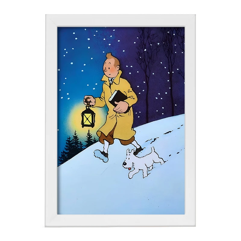 تابلو خندالو مدل تن تن (Tintin) کد F10329