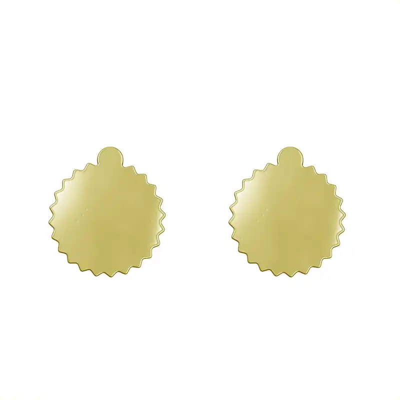 گوشواره طلا 18 عیار زنانه مدوپد مدل ستاره کد GA1-15617