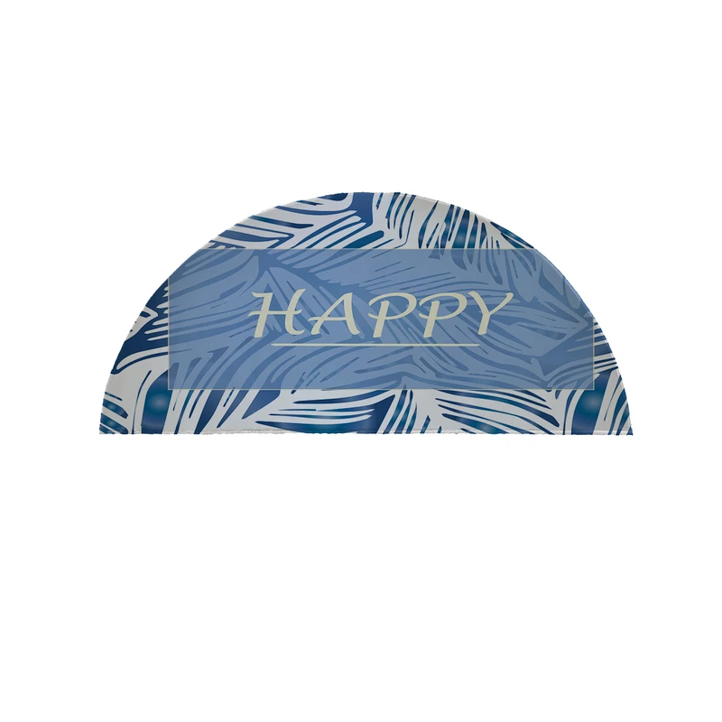  پادری مدل نیم دایره طرح Happy کد 9321 سایز 90×45 سانتی متر