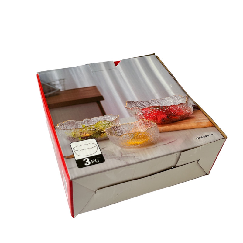 کاسه  وی شند مدل یخی دفرمه کد VT2795  مجموعه 3 عددی