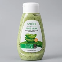 ژل اسکراب صورت و بدن سادور مدل Aloe Vera مناسب برای انواع پوست وزن 300 گرم