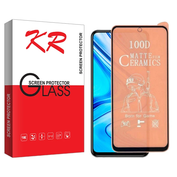 محافظ صفحه نمایش مات کی آر مدل +HD مناسب برای گوشی موبایل شیائومی Redmi Note 9S
