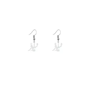 گوشواره زنانه هایکا طرح نیلوفر مدل ha-211