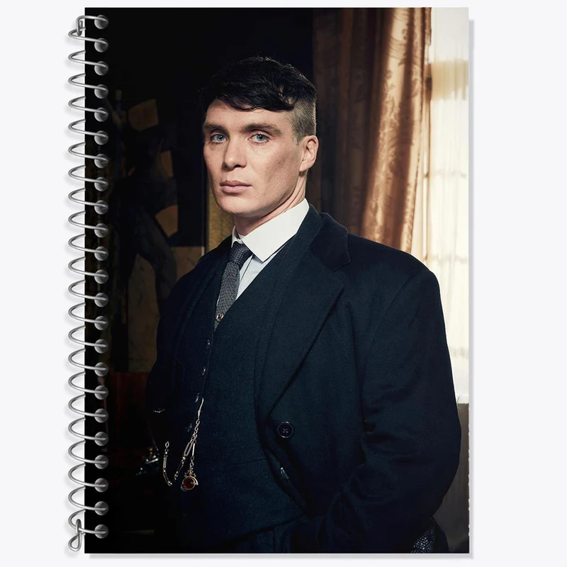 دفتر لغت 50 برگ خندالو مدل کیلین مورفی سریال پیکی بلایندرز Peaky Blinders کد 4579