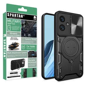   Spartan Magnet Ring Cover For Motorola Moto G14