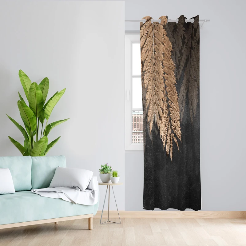 پرده مدل مخمل پانچی کد 1327 سایز 140x200 سانتی متر