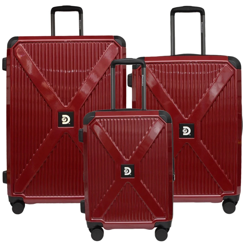 ست سه عددی چمدان دیسکاوری مدل DL22 CROSSROAD