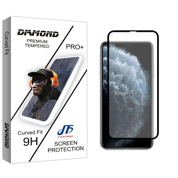 محافظ صفحه نمایش سرامیکی جی اف مدل Diamond مناسب برای گوشی موبایل اپل iPhone X