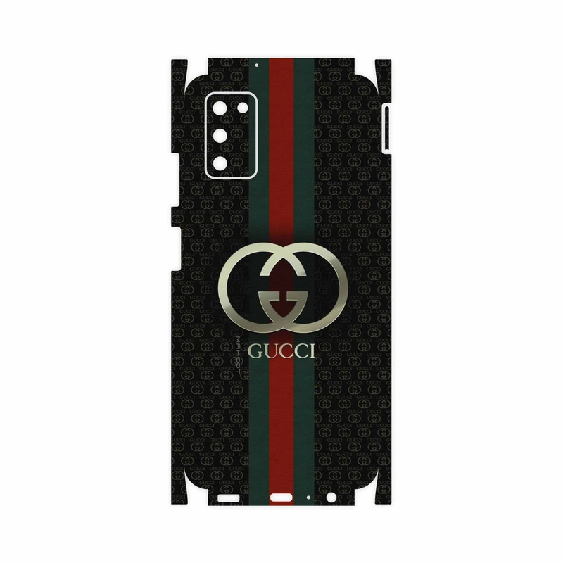 برچسب پوششی ماهوت مدل GUCCI-Logo-FullSkin مناسب برای گوشی موبایل سامسونگ Galaxy A03S