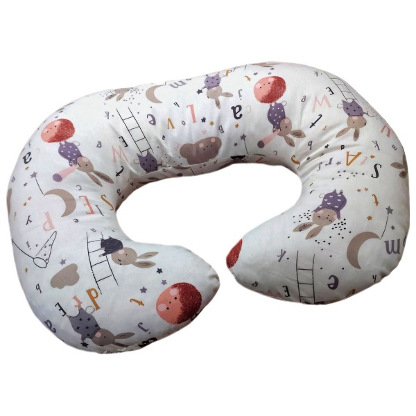 تشک خواب نوزاد شایلی مدل خرگوش بازیگوش به همراه بالش شیردهی