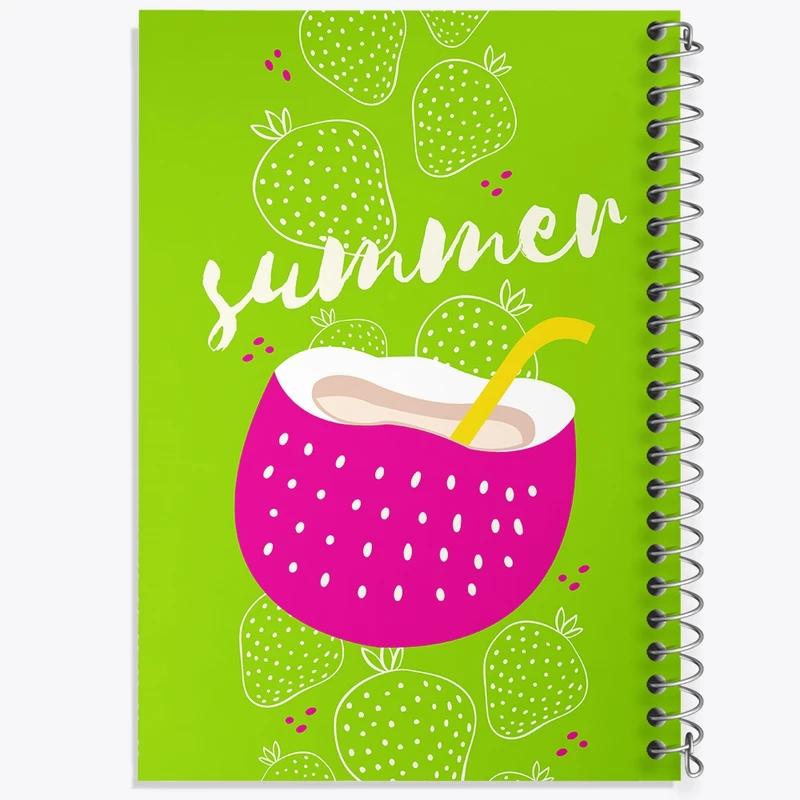 دفتر مشق 100 برگ خندالو طرح تابستان کد F2337