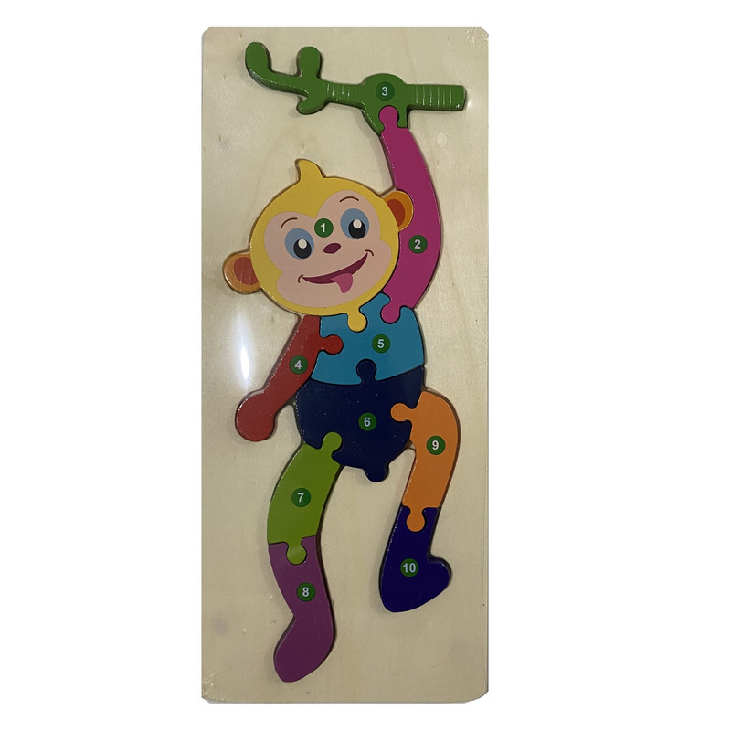 پازل 10 تکه مدل میمون