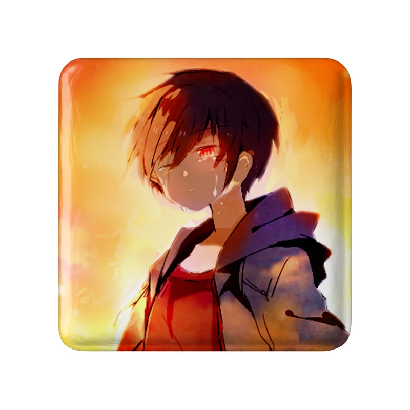 مگنت خندالو طرح یو انیمه شارلوت مدل مربعی کد 32107