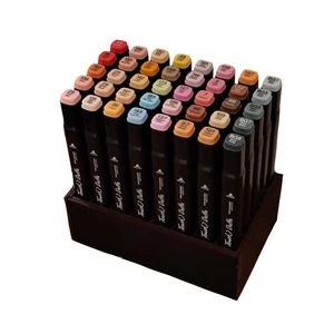 ماژیک راندو تاچ دوهو مدل طیف پوست r0t Edition بسته 40 عددی به همراه استند
