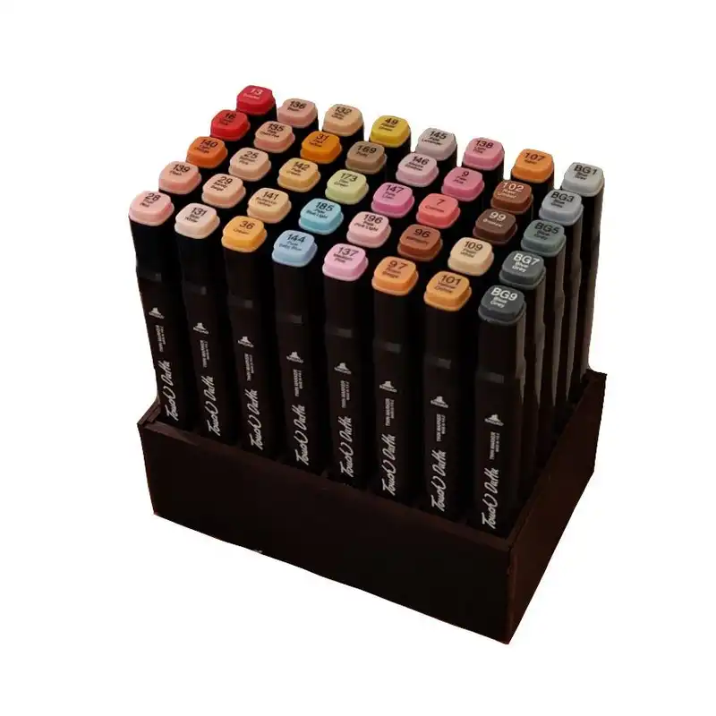 ماژیک راندو تاچ دوهو مدل طیف پوست r0t Edition بسته 40 عددی به همراه استند