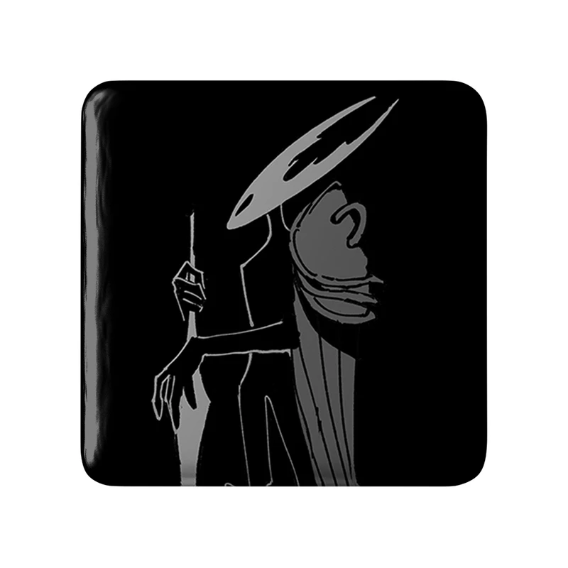 مگنت خندالو طرح بازی هالو نایت (Hollow Knight) مدل مربعی کد 32966