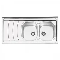 سینک ظرفشویی ایلیا استیل مدل 1044 روکار