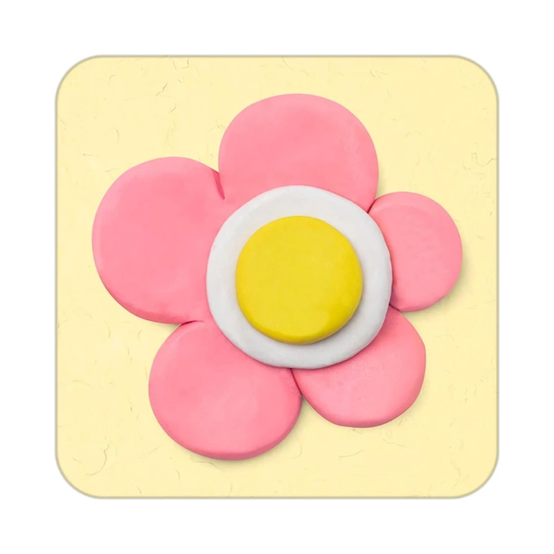 زیر لیوانی کاکتی طرح گل مدل mp18374