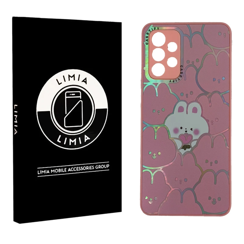 کاور لیمیا مدل فانتزی لنزدار طرح عروسکی شبرنگی مناسب برای گوشی موبایل سامسونگ Galaxy A32 4G