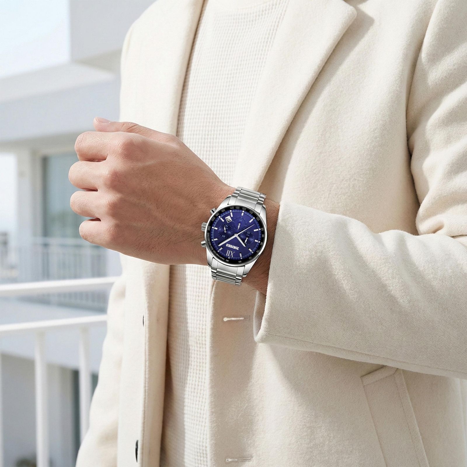 ساعت مچی عقربه ای مردانه اسکمی مدل 96-90 کد 02 -  - 2