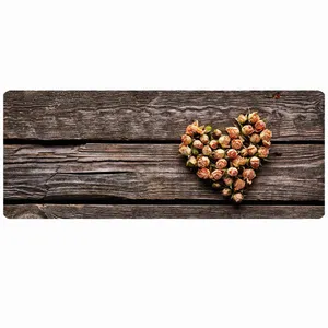   پادری طرح قلب چوبی کد L6-518 سایز  46×109 سانتی متر