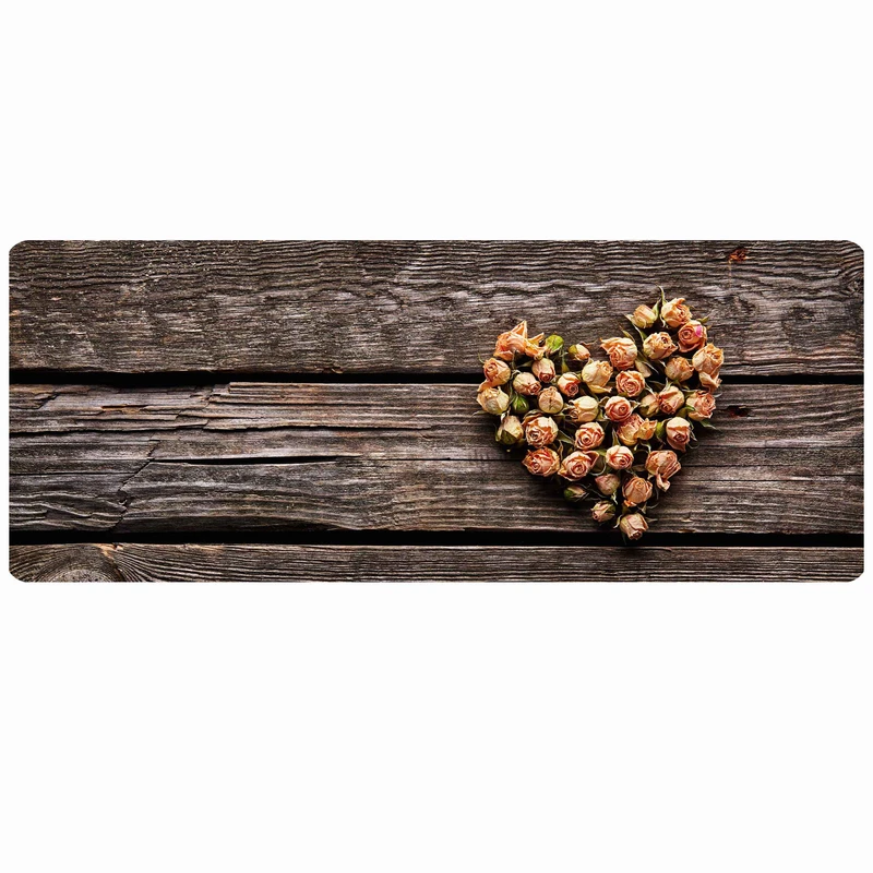   پادری طرح قلب چوبی کد L6-518 سایز  46×109 سانتی متر