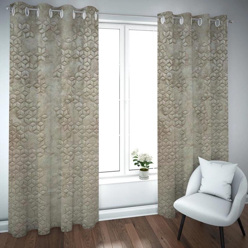 پرده مدل چاپی هازان سایز 300×150 سانتی متر 