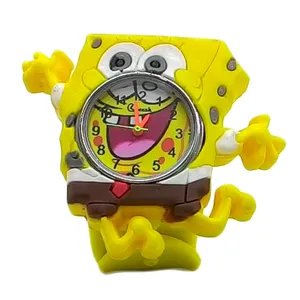 ساعت مچی عقربه ای پسرانه مدل SpongeBob01