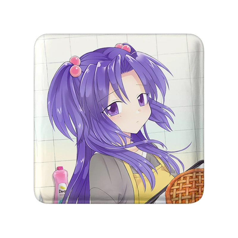 مگنت خندالو طرح کوتومی انیمه کلاناد Clannad  مدل مربعی کد 22394