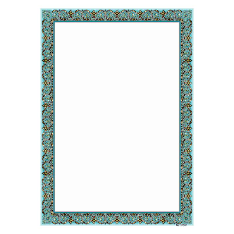 کاغذ تذهیب A4 خانه تذهیب کد 0041 بسته 100 عددی کاغذ تذهیب A4 خانه تذهیب کد 0041 بسته 100 عددی