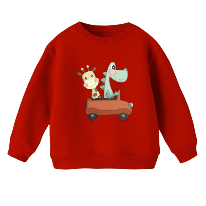 سویشرت بچگانه مدل دایناسور و زرافه 