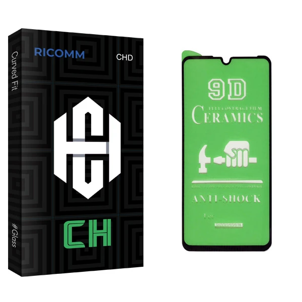 محافظ صفحه نمایش 9D ریکام مدل CH glass مناسب برای گوشی موبایل هوآوی P30 Lite