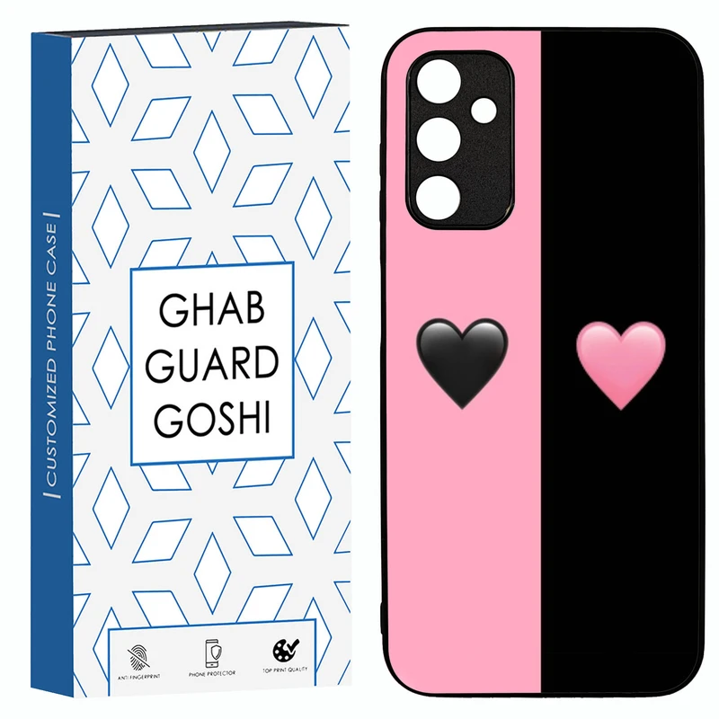 کاور قاب گارد گوشی طرح صورتی مشکی کد TPU-251 مناسب برای گوشی موبایل سامسونگ Galaxy A14   