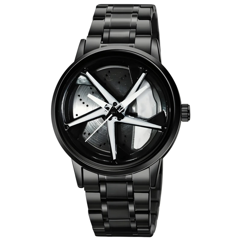 ساعت مچی عقربه‌ای کوارتز مردانه مدل اسپرت صفحه رینگ چرخان کد S8