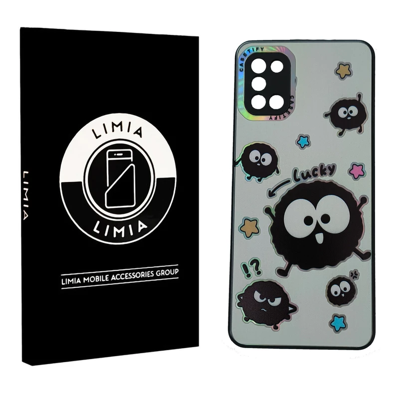 کاور لیمیا مدل فانتزی لنزدار طرح عروسکی شبرنگی مناسب برای گوشی موبایل سامسونگ Galaxy A31