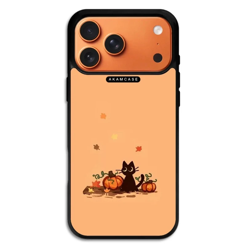 کاور آکام مدل AMC-WA17PROMAX-PUMPKIN-1 مناسب برای گوشی موبایل اپل iPhone 17 Pro Max 