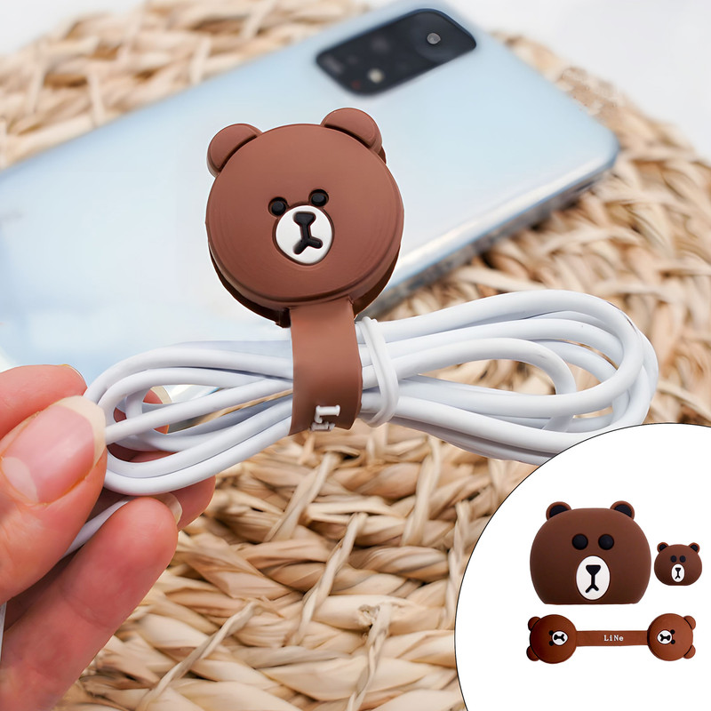 محافظ کابل رامیلا مدل Silicon_Teddy به همراه نظم دهنده کابل مجموعه 3 عددی