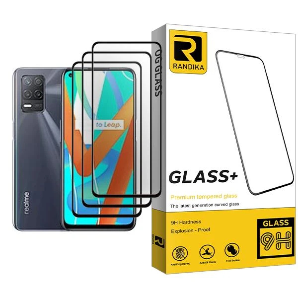 محافظ صفحه نمایش راندیکا مدل Randika Glass MIX003 مناسب برای گوشی موبایل ریلمی V13 5G بسته سه عددی