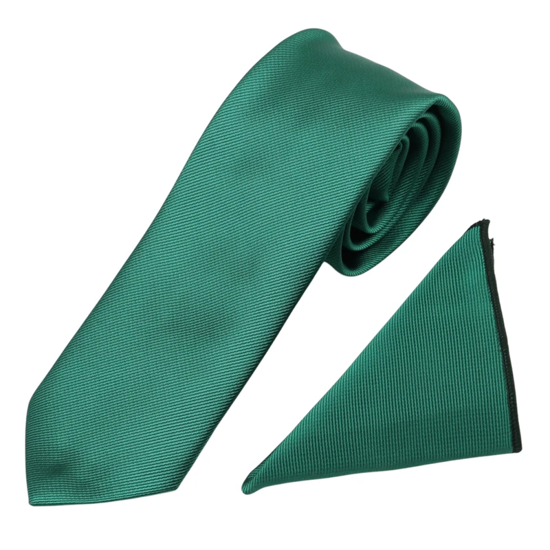 ست کراوات و دستمال جیب مردانه نسن مدل کجبافت T237