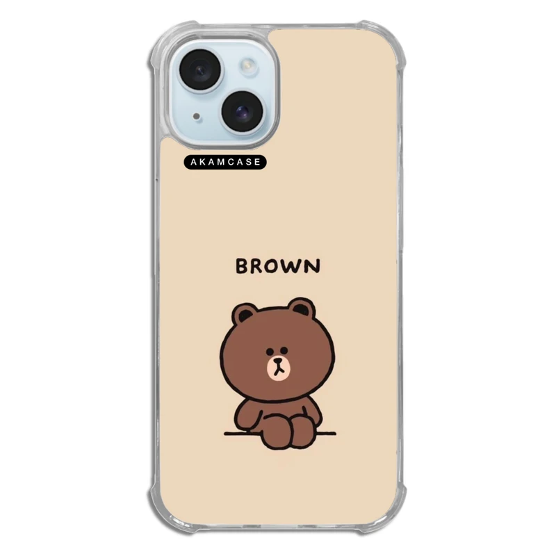 کاور آکام مدل AMCWTA15-BROWN12 مناسب برای گوشی موبایل اپل iPhone 15