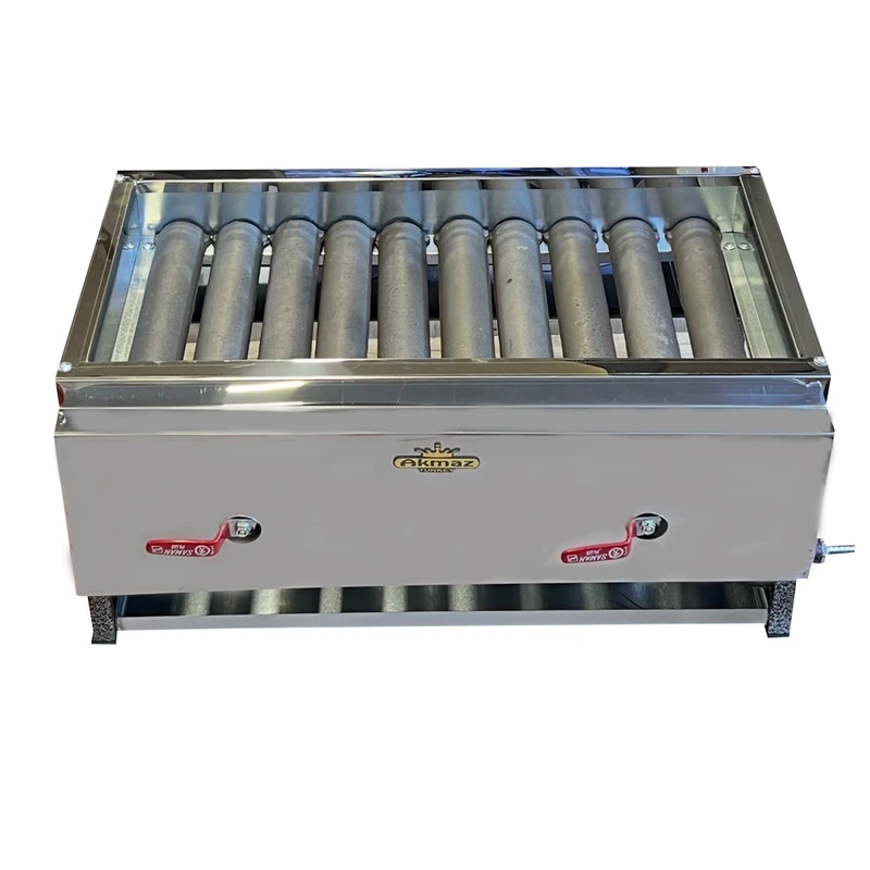 کباب‌پز گازی آکماز مدل دو شیر 10 شعله استاکس