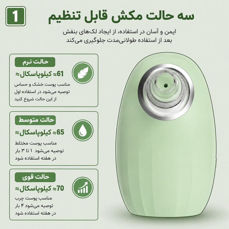 میکرودرم مدل Hot Compress به همراه 5 عدد سری