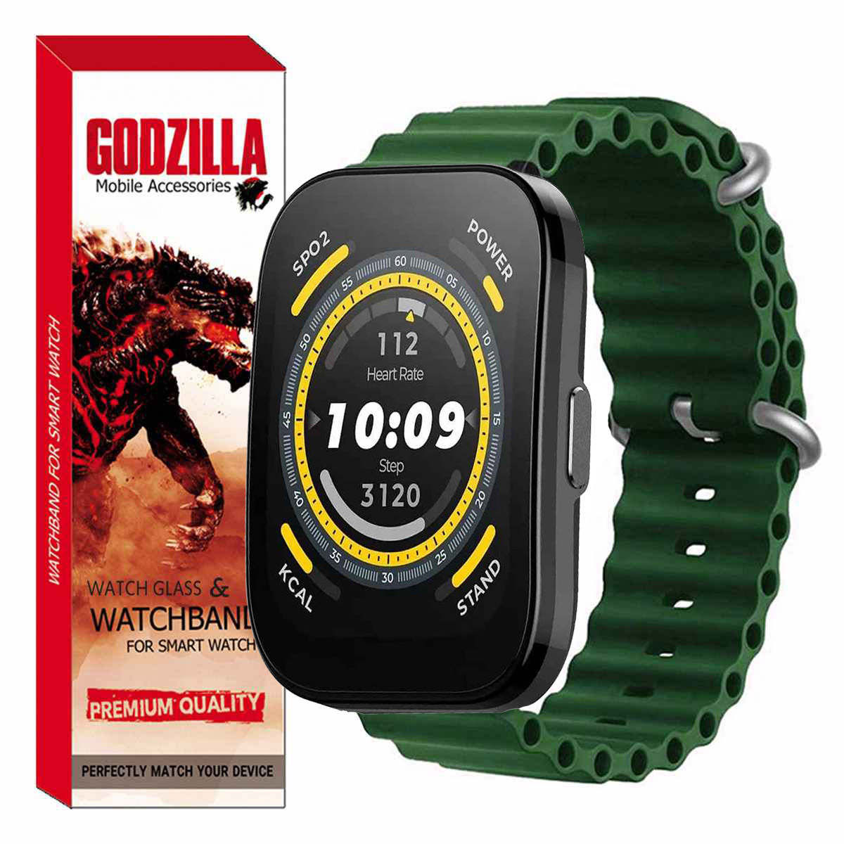 بند گودزیلا مدل OCEAN مناسب برای ساعت هوشمند امیزفیت Bip 5