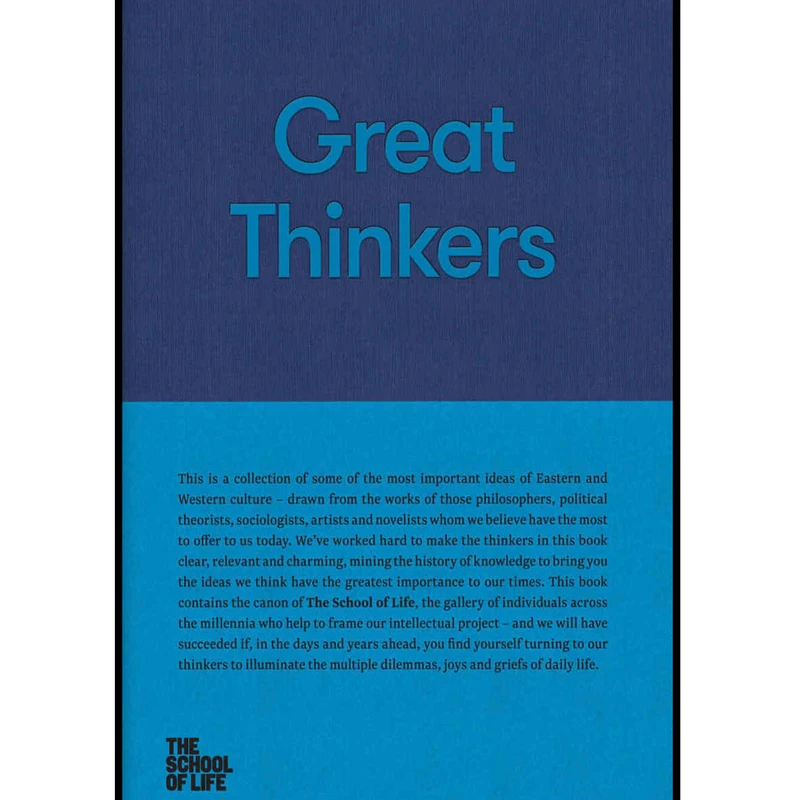 کتاب Great Thinkers اثر Stuart Patience and  Alain de Botton انتشارات  The School of Life