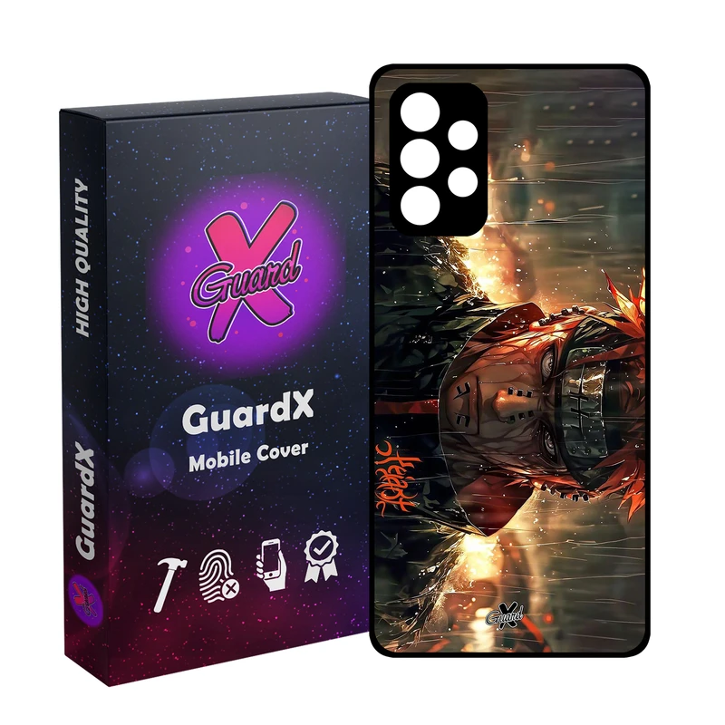 کاور گارد ایکس طرح انیمه ناروتو مدل Glass10695 مناسب برای گوشی موبایل سامسونگ Galaxy A52/A52S