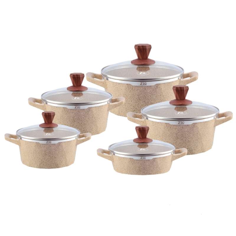 سرویس پخت و پز ده پارچه زیو مدل Z-7180 سرویس پخت و پز ده پارچه زیو مدل Z-7180