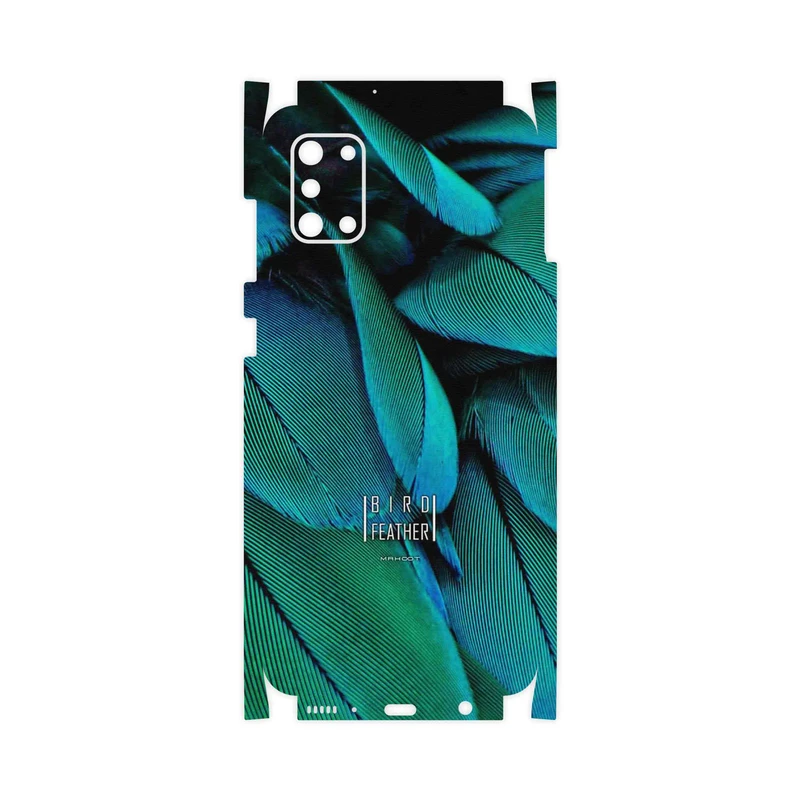 برچسب پوششی ماهوت مدل Green Feather-FullSkin مناسب برای گوشی موبایل سامسونگ Galaxy A31