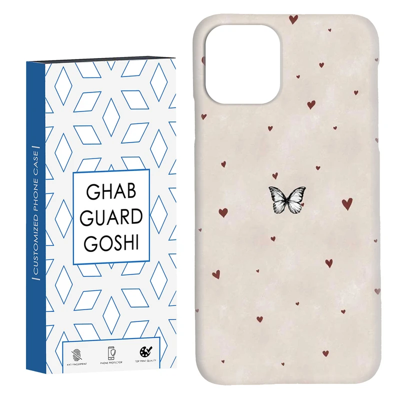 کاور قاب گارد گوشی طرح پروانه کد Dimo-855 مناسب برای گوشی موبایل اپل IPHONE 11 PRO MAX
